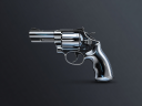 Sleek ionized laser plasma blaster icon representing lightning-fast control inputs